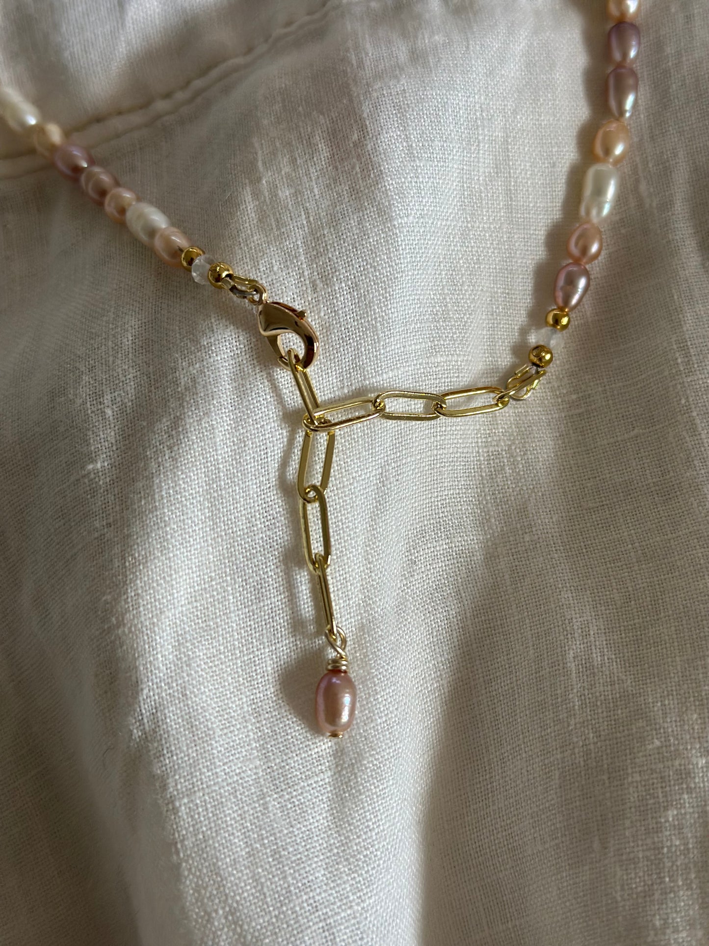 Multicolour Pearl Necklace