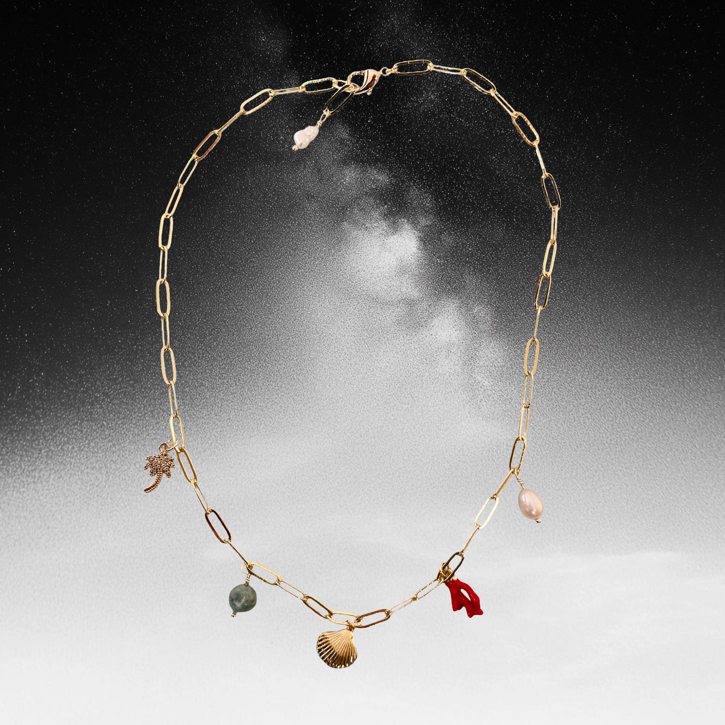 Maldives. Charm necklace
