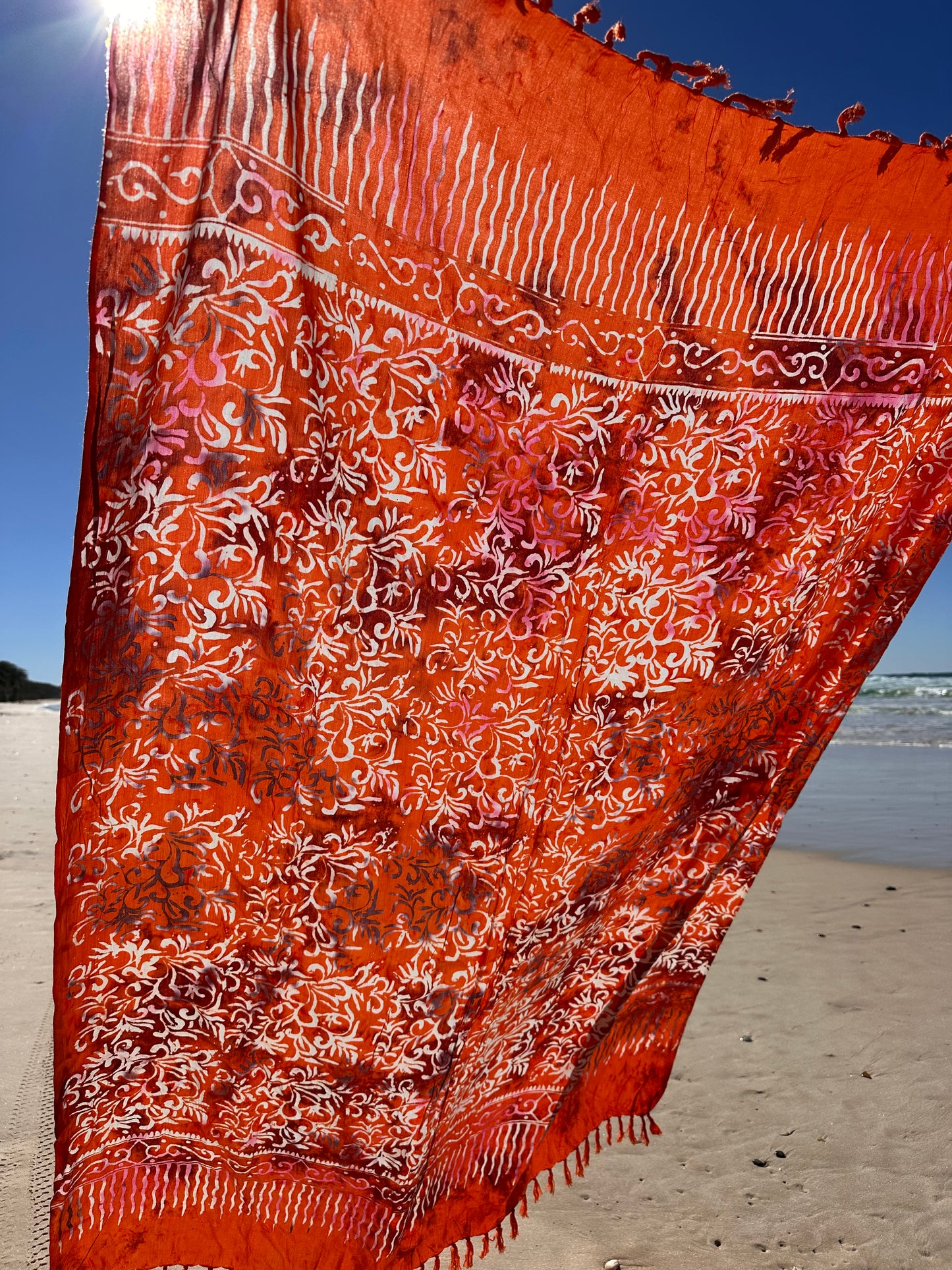 Coral Crush sarong