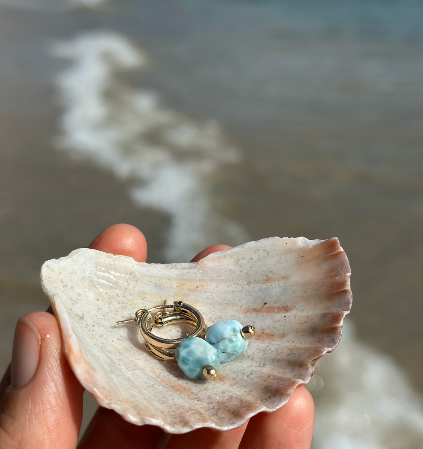 Larimar Hoops