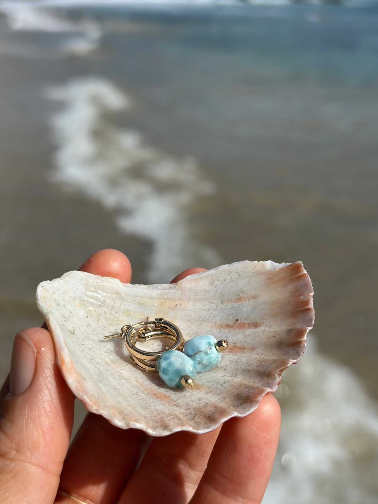 Larimar Hoops