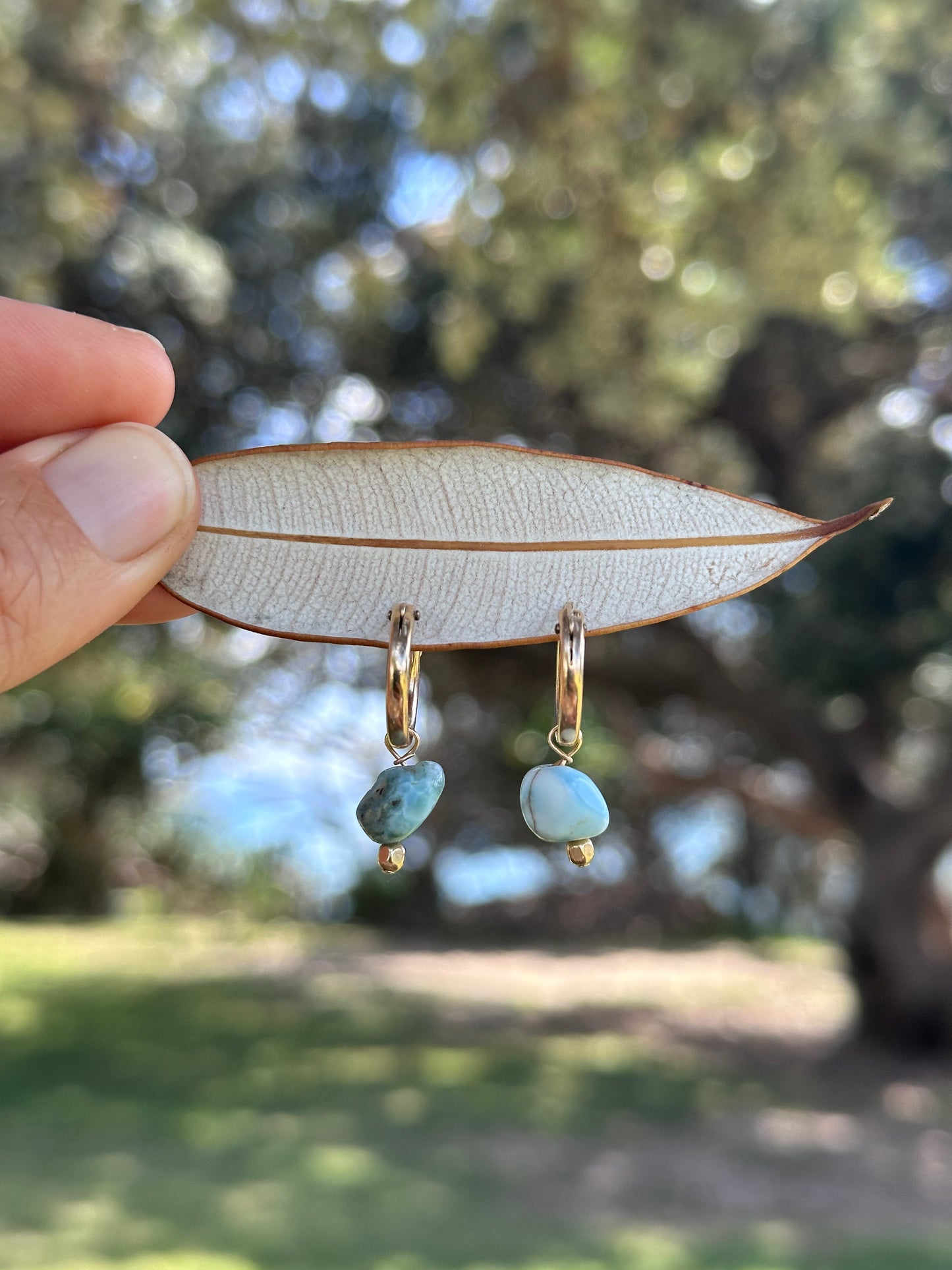 Larimar Hoops