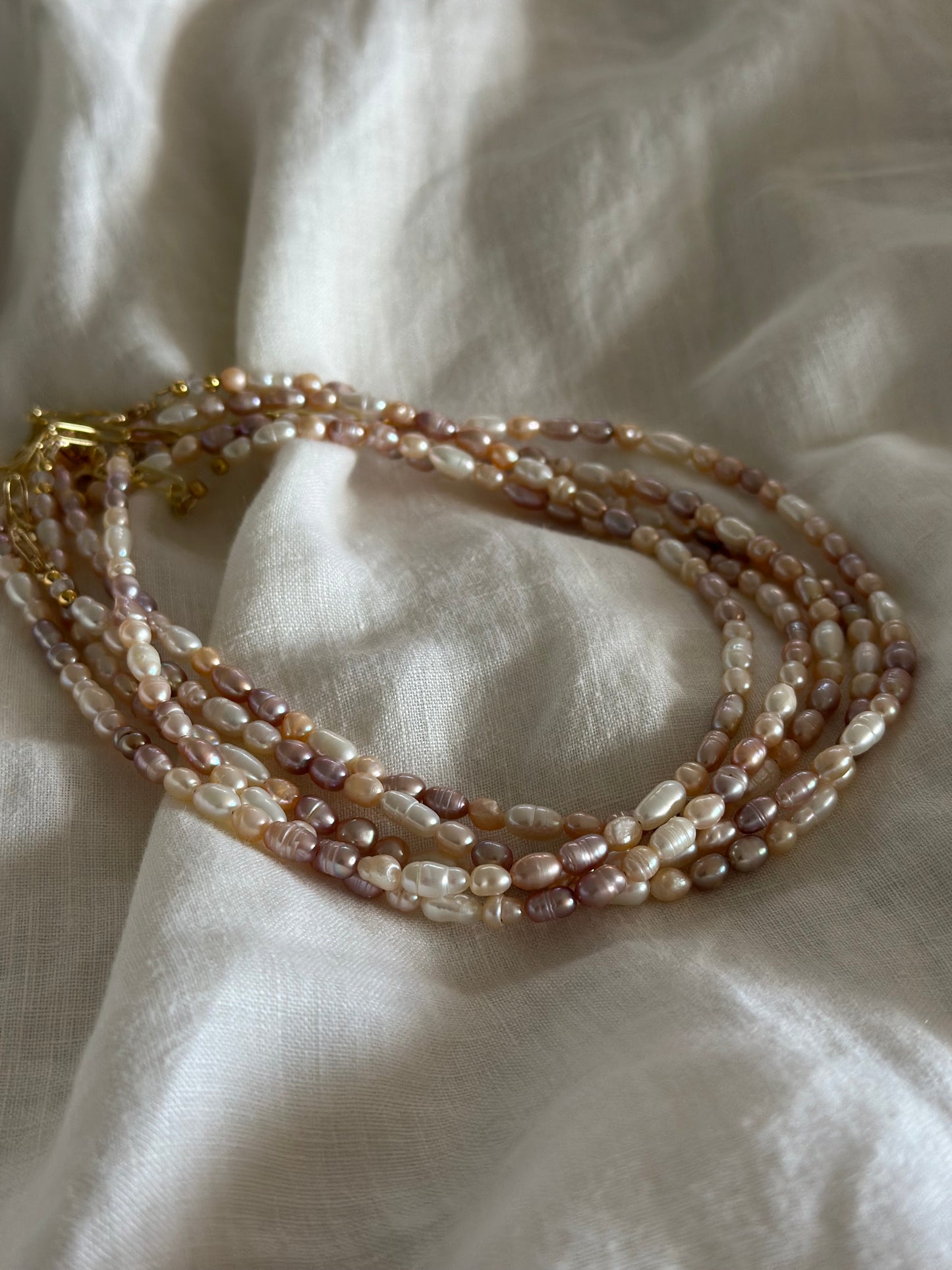 Multicolour Pearl Necklace