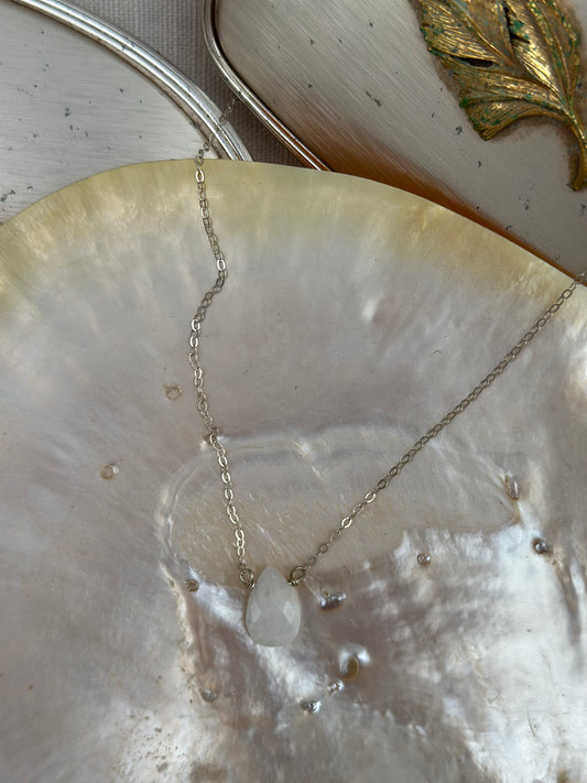 Moonstone necklace