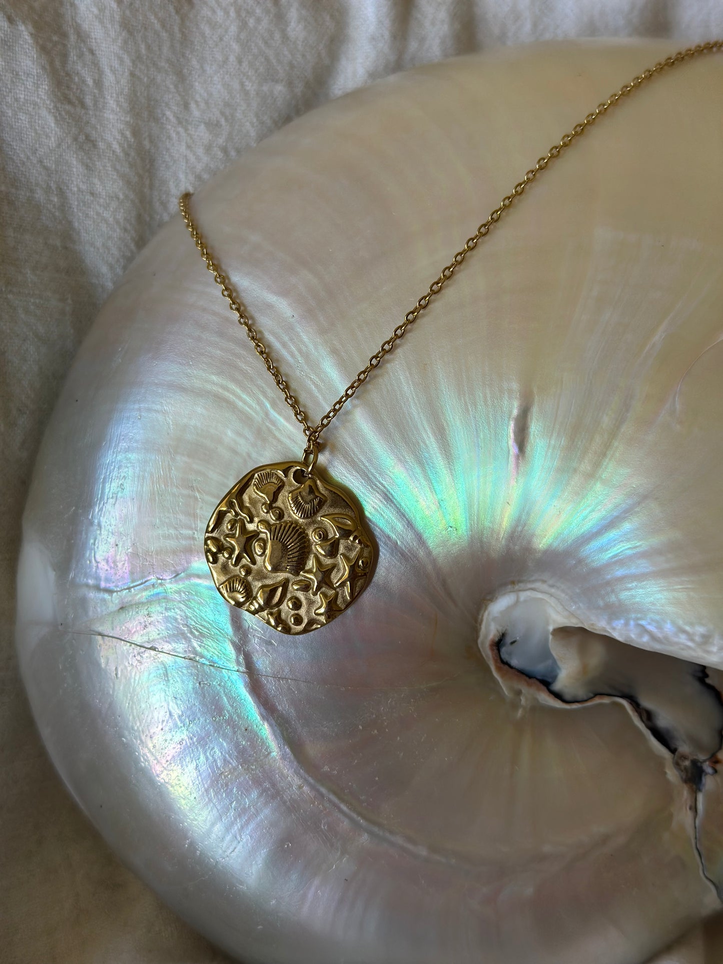 Mermaid Money coin necklace