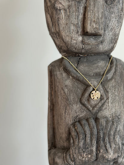 Sand Dollar coin necklace