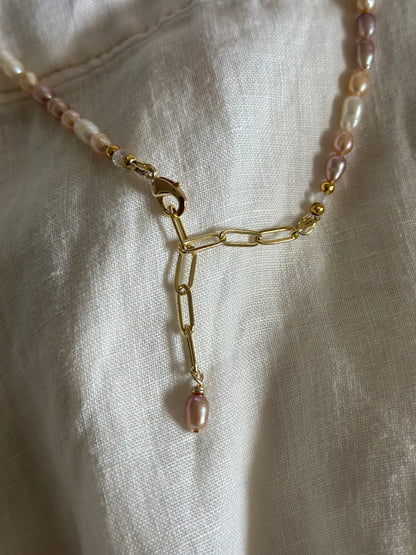 Multicolour Pearl Necklace