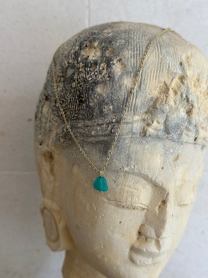 Amazonite Teardrop Necklace