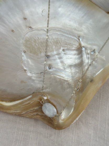 Moonstone necklace
