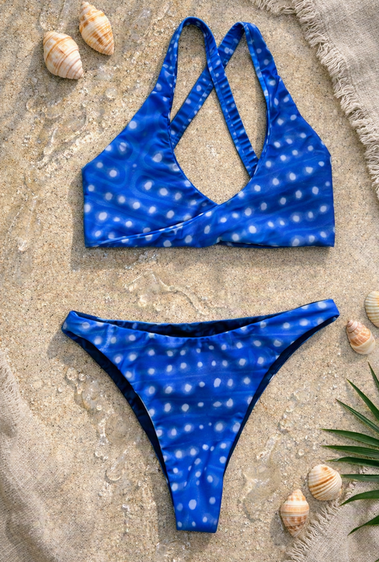 Marina Cross Back Twist Bralette