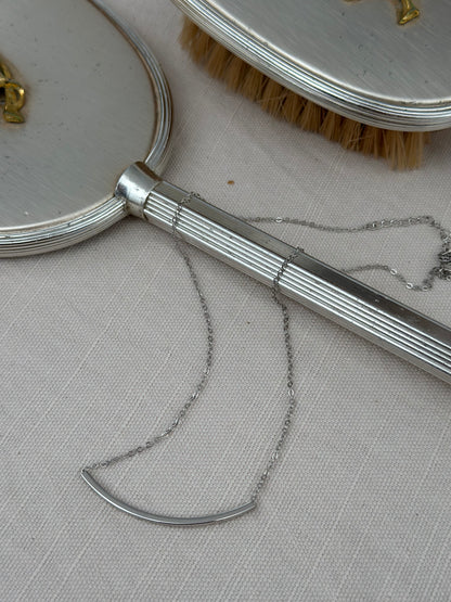 Sterling Silver Bar Necklace