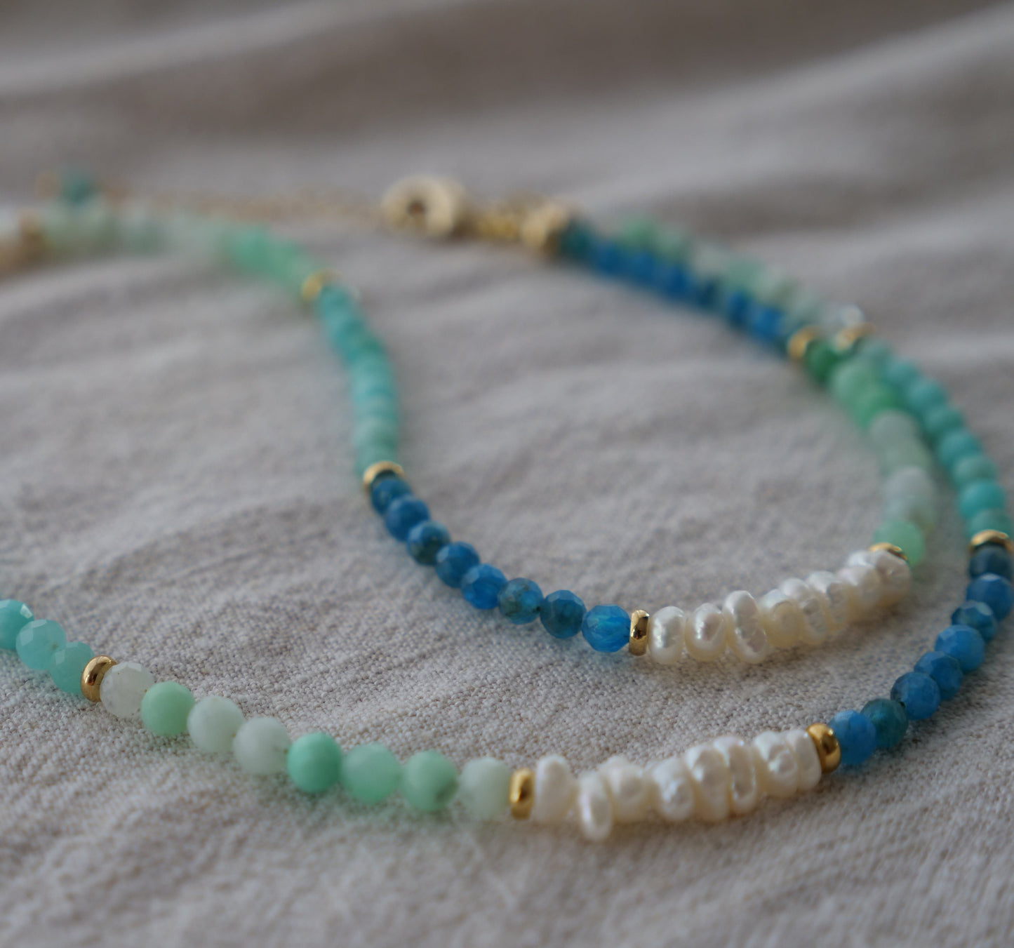 Atlantis Gemstone Beaded Choker