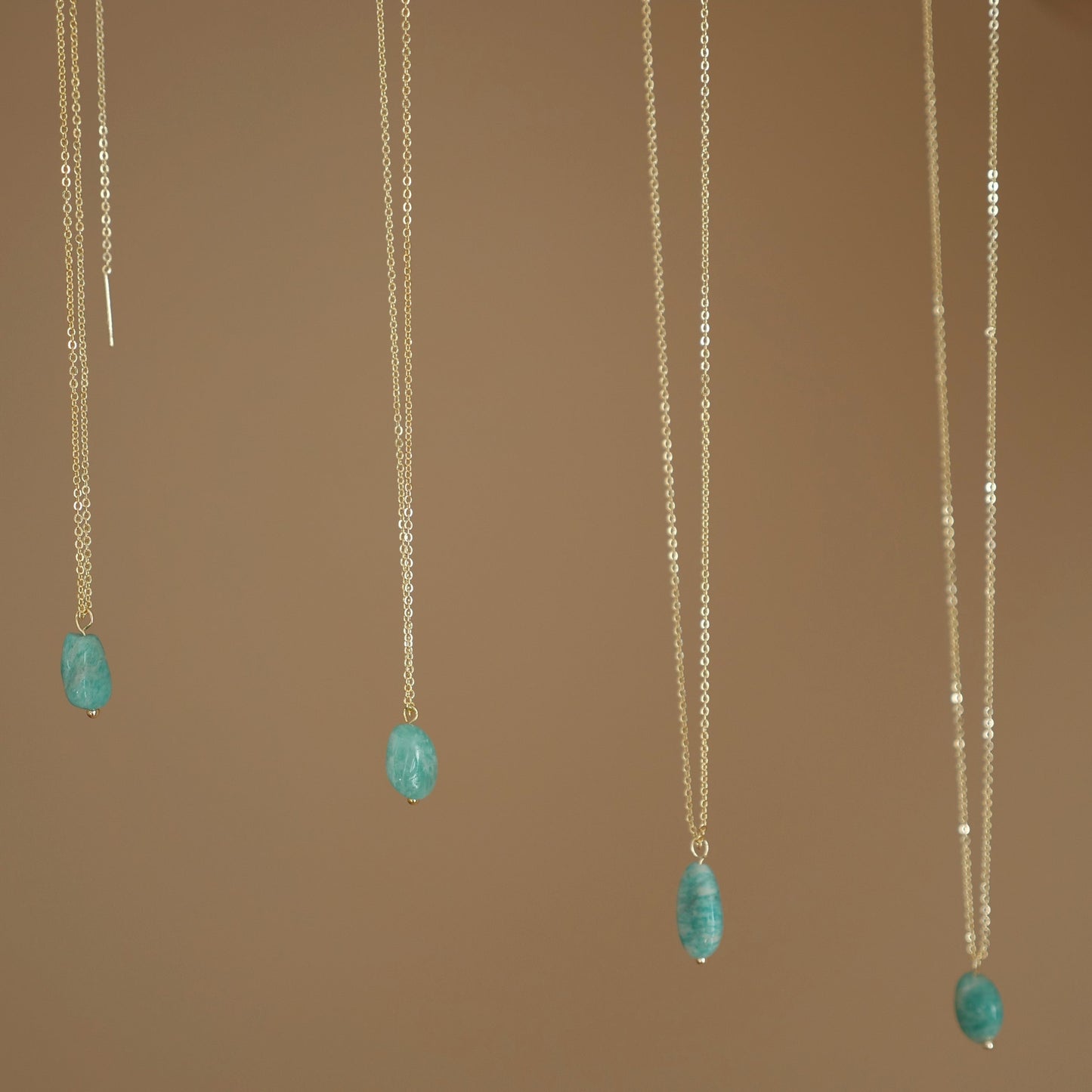 Amazonite Teardrop Necklace