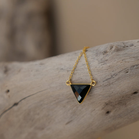 Trinity Black Onyx Necklace